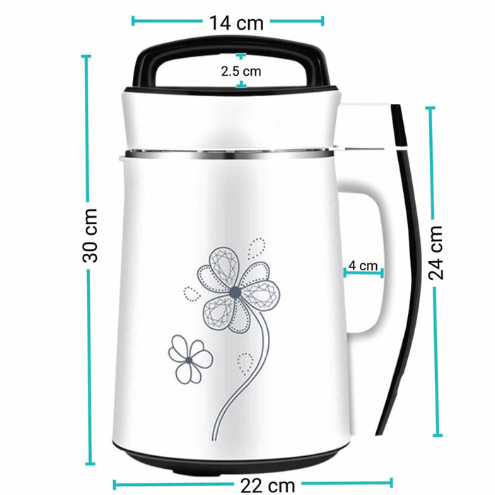 Electric Soy Bean Milk and Soup Maker Machine -Automatic Soya Almond Nut Blender