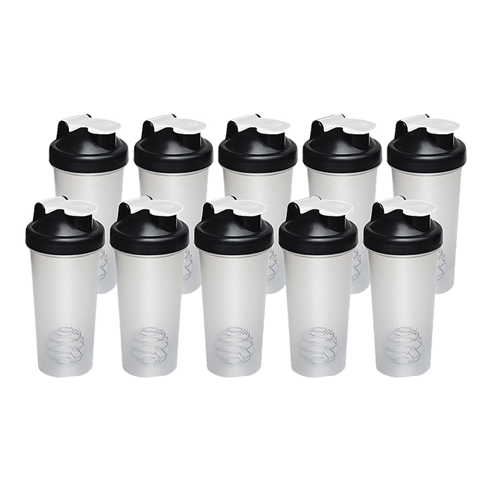 10x 700ml GYM Protein Supplement Drink Blender Mixer Shaker Shake Ball Bottle